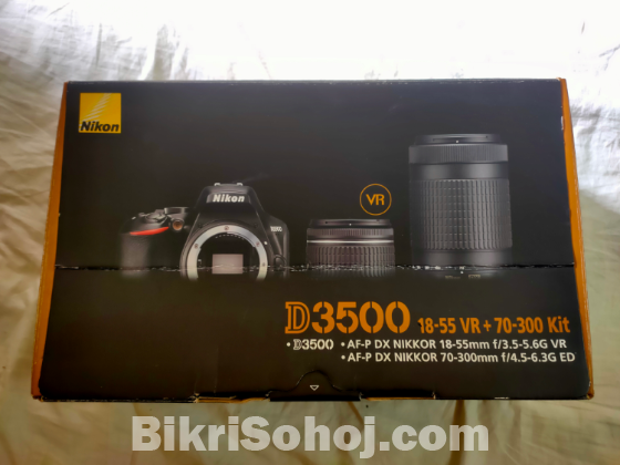 Nikon D3500 with 70-300 mm Lens